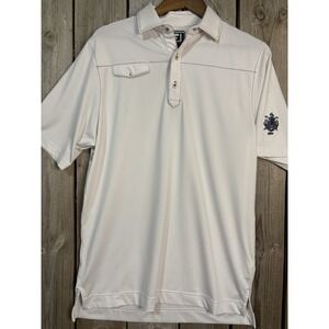 FootJoy Mens Golf Polo Size L Detroit Golf Club Logo Performance Shirt